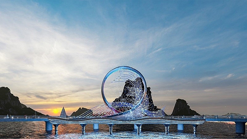 Phối cảnh phương &amp;aacute;n 2 c&amp;ocirc;ng tr&amp;igrave;nh biểu tượng c&amp;oacute; t&amp;ecirc;n &amp;ldquo;B&amp;igrave;nh minh tr&amp;ecirc;n vịnh&amp;rdquo;.