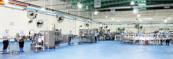 D&amp;acirc;y chuyền sản xuất nước Yến s&amp;agrave;o cao cấp Sanest c&amp;ocirc;ng nghệ ch&amp;acirc;u &amp;Acirc;u
