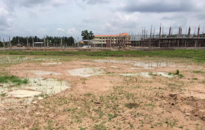 Khu đất dự &amp;aacute;n của C&amp;ocirc;ng ty CP Ph&amp;uacute;c Đại C&amp;aacute;t vẫn l&amp;agrave; khu đất trống