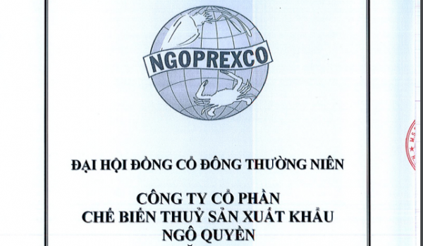 Cổ phiếu NGC của Chế biến Thuỷ sản Xuất khẩu Ngô Quyền có nguy cơ bị hủy niêm yết