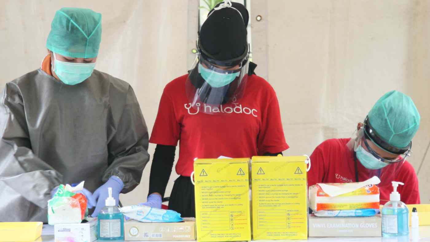 C&amp;ocirc;ng ty khởi nghiệp c&amp;ocirc;ng nghệ y tế của Indonesia Halodoc đ&amp;atilde; bắt đầu cung cấp một nền tảng gi&amp;uacute;p bệnh nh&amp;acirc;n đặt lịch x&amp;eacute;t nghiệm COVID-19 v&amp;agrave; đặt lịch hẹn tại bệnh viện. &amp;copy; H&amp;igrave;nh ảnh Getty