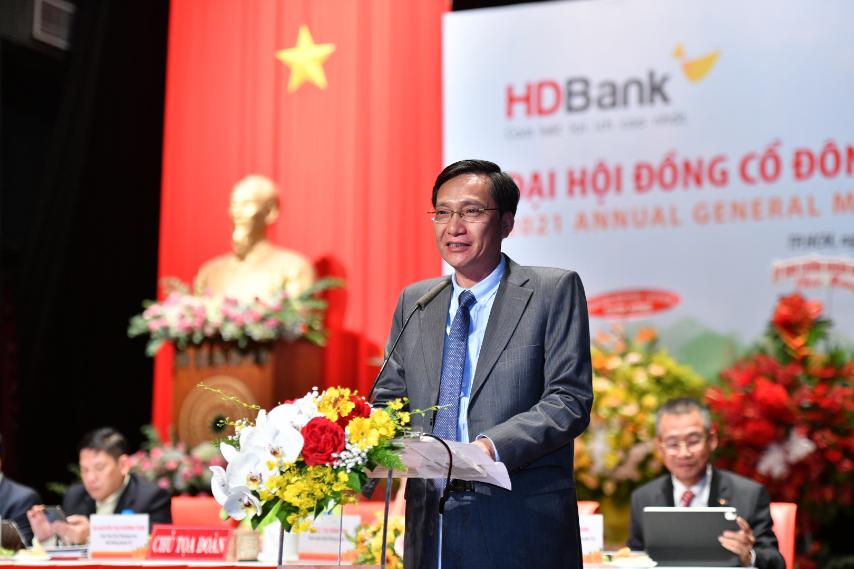 &amp;Ocirc;ng L&amp;ecirc; Nhị Năng -Vụ trưởng, Trưởng cơ quan đại diện UBCK NN tại TP.HCM ph&amp;aacute;t biểu tại Đại hội