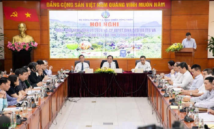 Hội nghị triển khai Nghị định số 27/2021/NĐ-CP , Quyết định số 523/QĐ-TTg v&amp;agrave; Quyết định số 524/QĐ-TTg . Ảnh: Internet