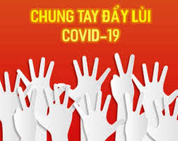 Chung tay đẩy l&amp;ugrave;i dịch vovid 19