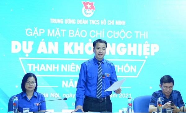 B&amp;iacute; thư Trung ương Đo&amp;agrave;n Ng&amp;ocirc; Văn Cương th&amp;ocirc;ng tin về cuộc thi &amp;ldquo;Dự &amp;aacute;n khởi nghiệp thanh ni&amp;ecirc;n n&amp;ocirc;ng th&amp;ocirc;n&amp;rdquo; năm 2021