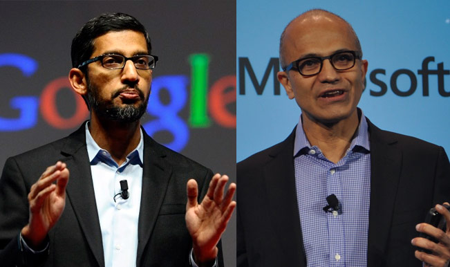 Sundar Pichai của Google v&amp;agrave; Satya Nadella của Microsoft đang gấp r&amp;uacute;t viện trợ cho Ấn Độ