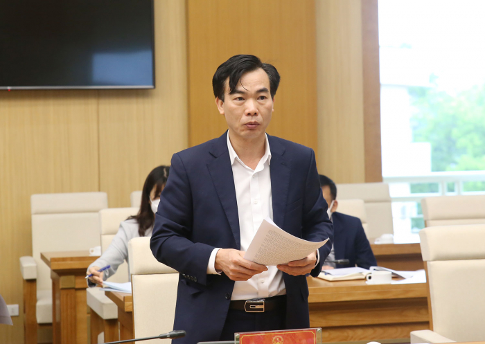 Gi&amp;aacute;m đốc Sở Văn h&amp;oacute;a, Thể thao v&amp;agrave; Du lịch -Nguyễn Đắc Thủy b&amp;aacute;o c&amp;aacute;o c&amp;ocirc;ng t&amp;aacute;c chuẩn bị c&amp;aacute;c hoạt động Giỗ Tổ H&amp;ugrave;ng Vương năm Nh&amp;acirc;m Dần - 2022