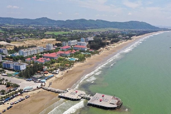 To&amp;agrave;n cảnh Khu du lịch  bải biển Hải Tiến