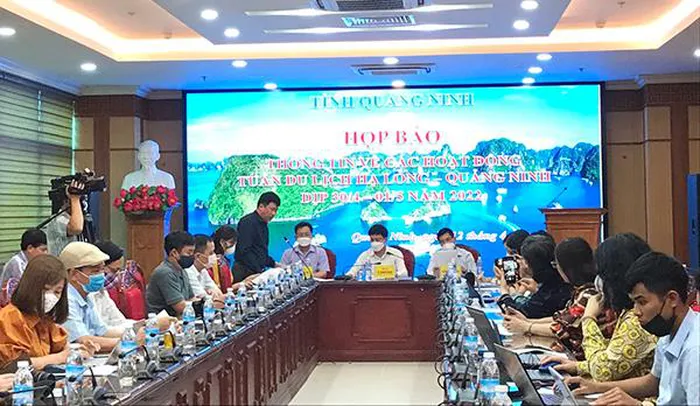 Họp b&amp;aacute;o th&amp;ocirc;ng tin về c&amp;aacute;c hoạt động của Tuần du lịch Hạ Long - Quảng Ninh 2022