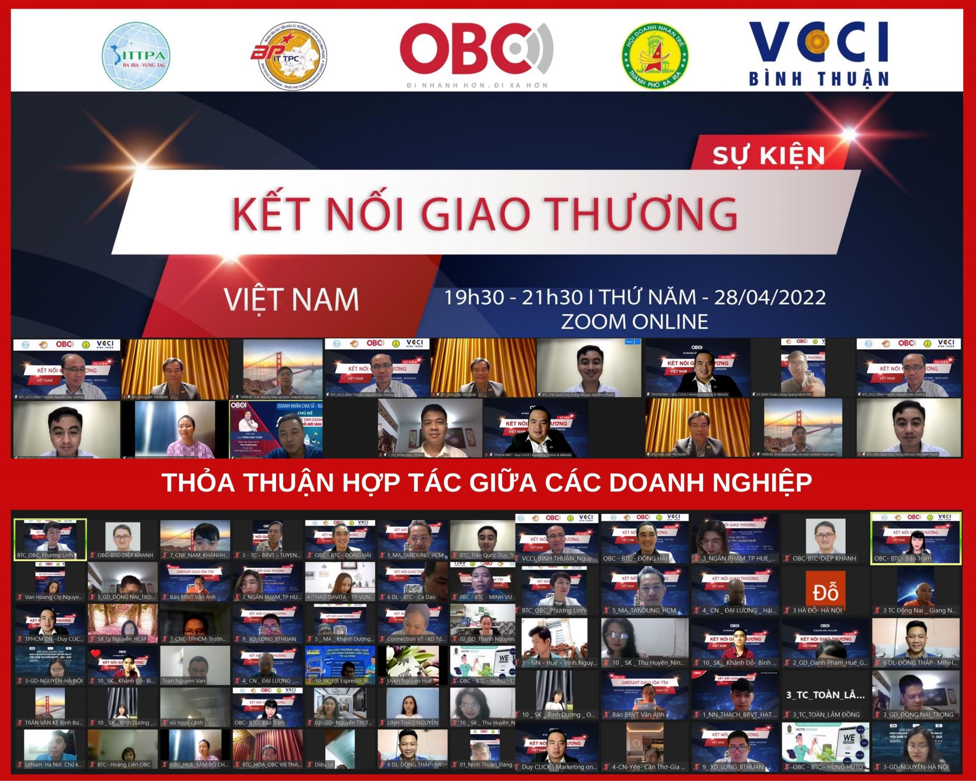 To&amp;agrave;n cảnh chương tr&amp;igrave;nh &amp;ldquo;Kết nối giao thương Việt Nam&amp;rdquo; dưới h&amp;igrave;nh thức trực tuyến.