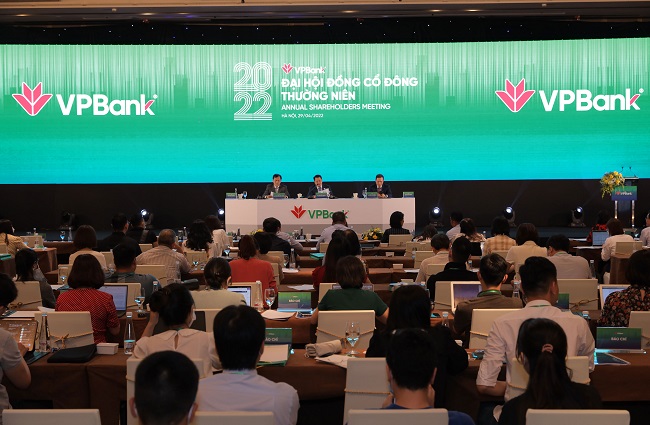 Quang cảnh tại Đại hội cổ đ&amp;ocirc;ng VPBank