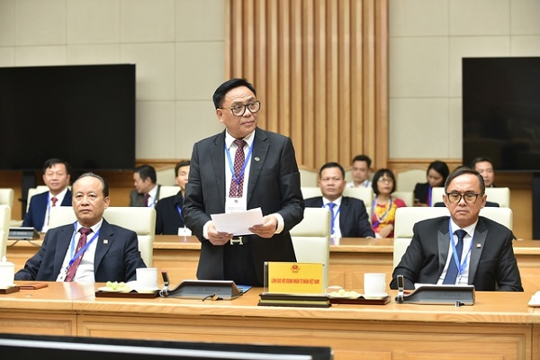 Doanh nh&amp;acirc;n Cao Tiến Đoan, doanh nh&amp;acirc;n tư nh&amp;acirc;n Việt Nam ti&amp;ecirc;u biểu tr&amp;igrave;nh b&amp;agrave;y tham luận