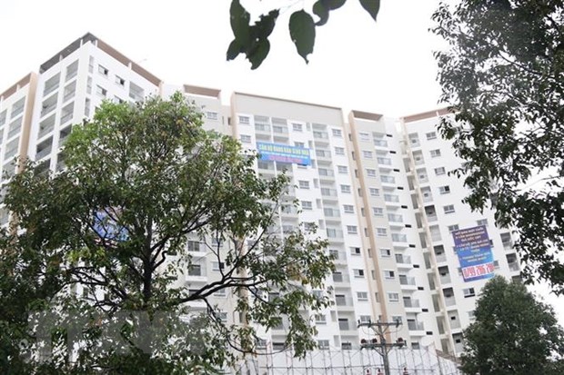 Dự &amp;aacute;n nh&amp;agrave; ở x&amp;atilde; hội B&amp;igrave;nh Trưng Đ&amp;ocirc;ng, TP Thủ Đức - TP HCM. Ảnh: Xu&amp;acirc;n T&amp;igrave;nh/TTXVN