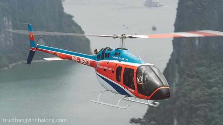 M&amp;aacute;y bay  trực thăng BELL505 số 8650.