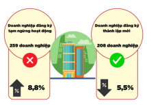Phú Thọ: Hơn 250 doanh nghiệp đăng ký tạm ngừng hoạt động trên địa bàn