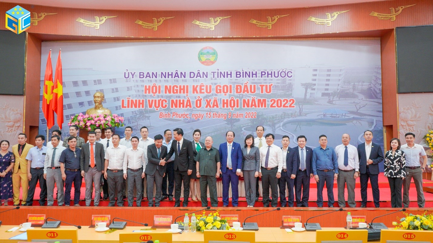 To&amp;agrave;n cảnh hội nghị k&amp;ecirc;u gọi đầu tư lĩnh vực nh&amp;agrave; ở x&amp;atilde; hội năm 2022 tại B&amp;igrave;nh Phước