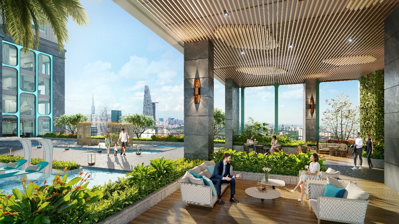 Phối ảnh dự &amp;aacute;n Tổ hợp căn hộ thương mại The Grand Manhattan