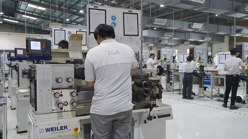 M&amp;ocirc;i trường học v&amp;agrave; h&amp;agrave;nh được TGA tạo điều kiện tối đa cho sinh vi&amp;ecirc;n thực tập tại nh&amp;agrave; m&amp;aacute;y Bosch