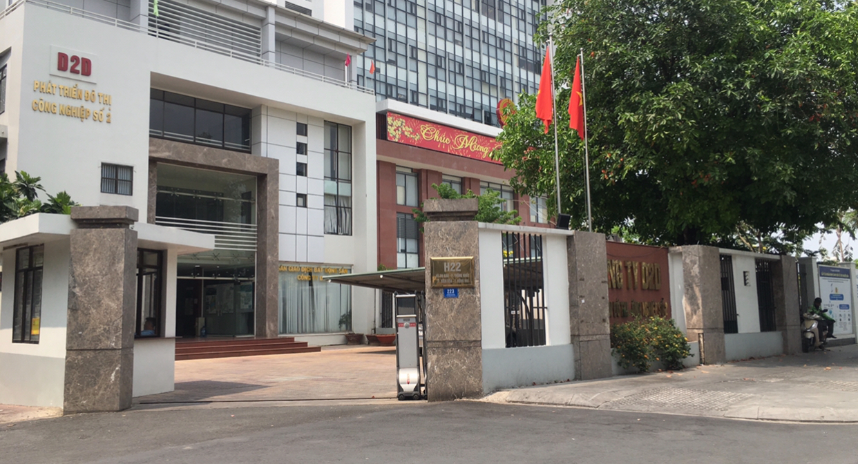 C&amp;ocirc;ng ty D2D nằm tr&amp;ecirc;n đường V&amp;otilde; Thị S&amp;aacute;u (phường Thống Nhất, TP.Bi&amp;ecirc;n Ho&amp;agrave;)