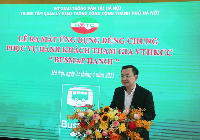 Ph&amp;oacute; Gi&amp;aacute;m đốc Trung t&amp;acirc;m Quản l&amp;yacute; giao th&amp;ocirc;ng c&amp;ocirc;ng cộng th&amp;agrave;nh phố H&amp;agrave; Nội Th&amp;aacute;i Hồ Phương th&amp;ocirc;ng tin về ứng dụng