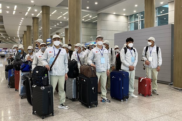 Ảnh minh họaLao động Việt Nam nhập cảnh tại s&amp;acirc;n bay Incheon của H&amp;agrave;n Quốc. (Ảnh: Anh Nguy&amp;ecirc;n/TTXVN)