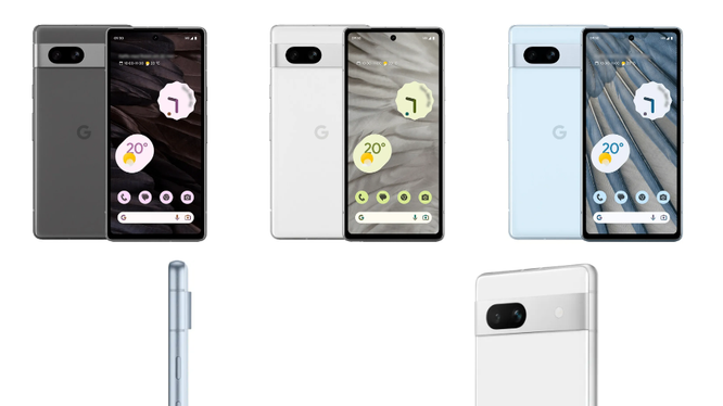 h&amp;igrave;nh ảnh ch&amp;iacute;nh thức của Google Pixel 7a trước ng&amp;agrave;y ra mắt (Ảnh: Gizmochina)