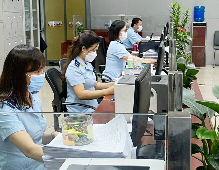 Thu ng&amp;acirc;n s&amp;aacute;ch qu&amp;yacute; I của Hải quan L&amp;agrave;o Cai tăng hơn 30% so với c&amp;ugrave;ng kỳ năm ngo&amp;aacute;i