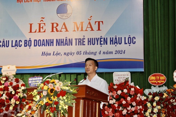 &amp;Ocirc;ng Nguyễn Xu&amp;acirc;n Hưng, Chủ tịch Hội Doanh nh&amp;acirc;n trẻ tỉnh Thanh H&amp;oacute;a: