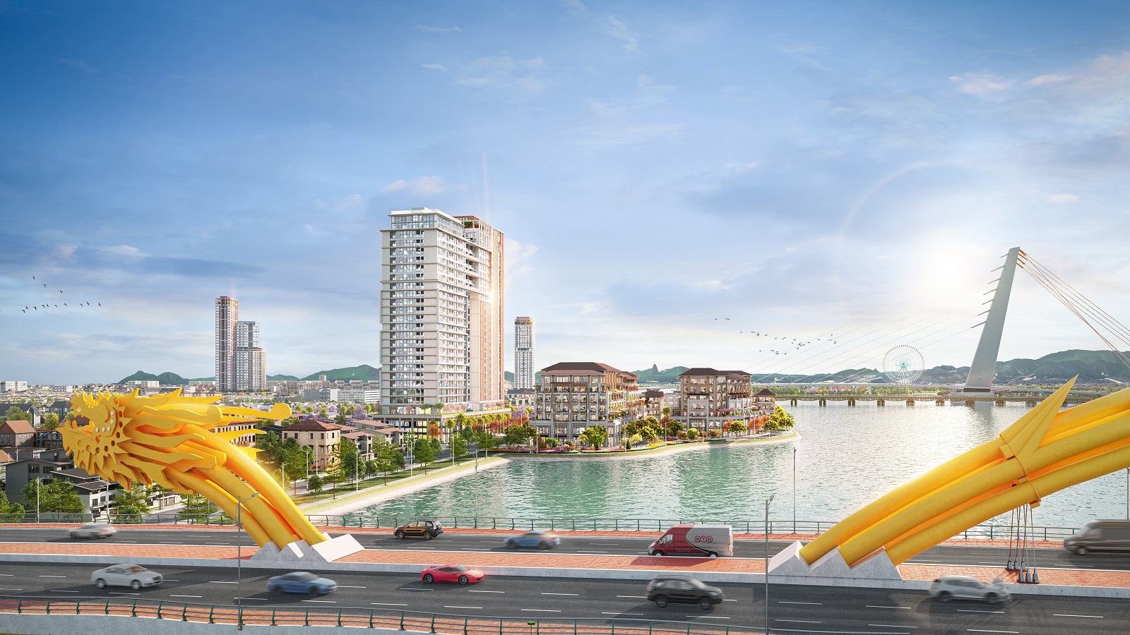 Phối cảnh minh họa Sun Ponte Residence. Ảnh Sun Property