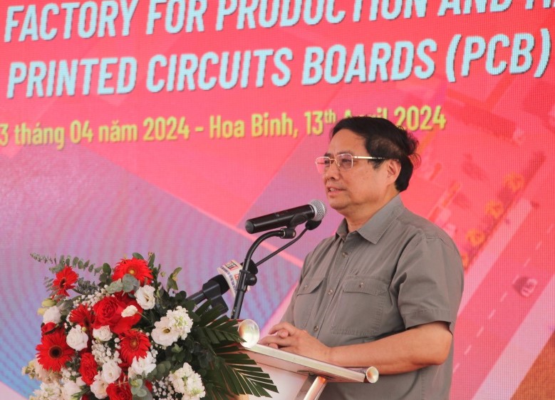 Thủ tướng Ch&amp;iacute;nh phủ Phạm Minh Ch&amp;iacute;nh ph&amp;aacute;t biểu tại buổi lễ