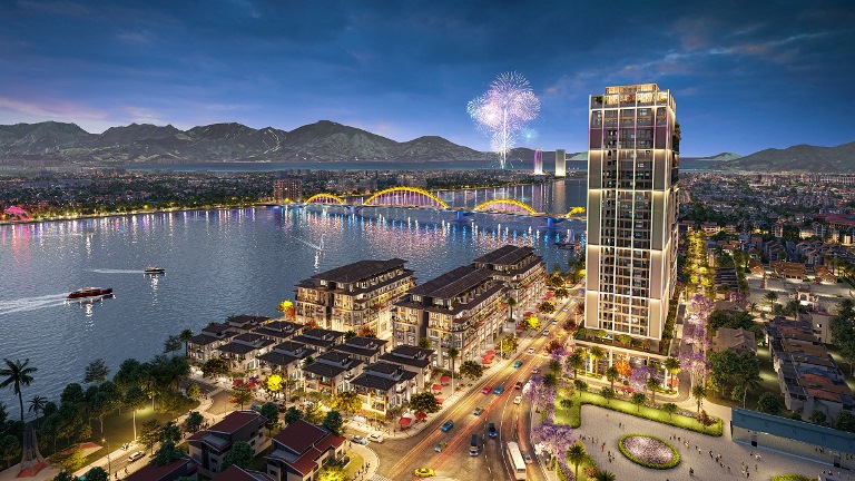 Phối cảnh minh họa dự &amp;aacute;n Sun Ponte Residence