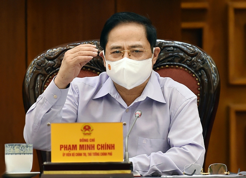 Thủ tướng Phạm Minh Ch&amp;iacute;nh chủ tr&amp;igrave; họp Thường trực Ch&amp;iacute;nh phủ về c&amp;ocirc;ng t&amp;aacute;c tổ chức bầu cử - Ảnh: VGP/Nhật Bắc
