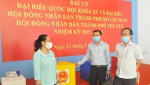 TPHCM: Kiểm tra công tác chuẩn bị bầu cử tại TP Thủ Đức
