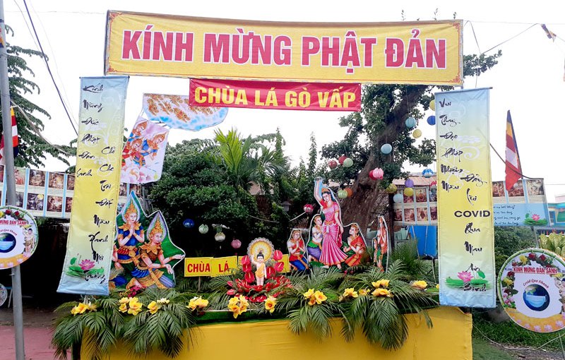 Mừng Phật đản ở ch&amp;ugrave;a L&amp;aacute; (Quận G&amp;ograve; Vấp)