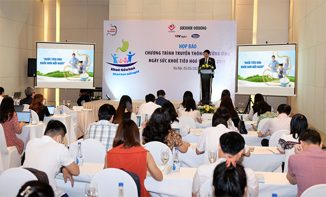 Đại diện Viện dinh dưỡng Quốc gia đ&amp;atilde; đem đến cho chương tr&amp;igrave;nh họp b&amp;aacute;o nhiều th&amp;ocirc;ng tin hữu &amp;iacute;ch v&amp;agrave; th&amp;uacute; vị về tầm quan trọng của hệ ti&amp;ecirc;u h&amp;oacute;a khỏe mạnh đối với mỗi người.