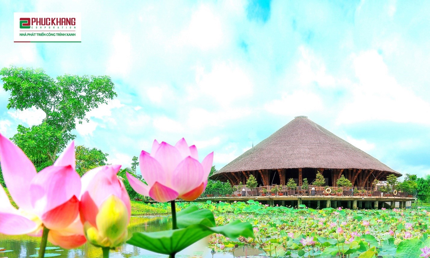 Kh&amp;ocirc;ng gian y&amp;ecirc;n b&amp;igrave;nh, tươi m&amp;aacute;t tại Khu đ&amp;ocirc; thị Văn h&amp;oacute;a - Thương mại - Du lịch L&amp;agrave;ng Sen Việt Nam &amp;ndash; một sản phẩm đ&amp;aacute;ng tự h&amp;agrave;o của Phuc Khang Corporation