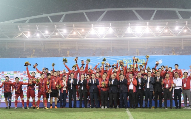 Chiến thắng 1-0 của U23 Việt Nam trước Th&amp;aacute;i Lan ở trận chung kết gi&amp;uacute;p thầy tr&amp;ograve; Park Hang-seo đi v&amp;agrave;o lịch sử SEA Games với th&amp;agrave;nh t&amp;iacute;ch gi&amp;agrave;nh HCV m&amp;agrave; kh&amp;ocirc;ng để lọt lưới bất kỳ b&amp;agrave;n n&amp;agrave;o
