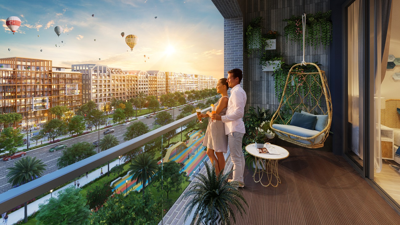 Chủ nh&amp;acirc;n v&amp;agrave; kh&amp;aacute;ch lưu tr&amp;uacute; tại ph&amp;acirc;n khu La Fiesta sẽ được thụ hưởng to&amp;agrave;n bộ hệ thống tiện &amp;iacute;ch đẳng cấp. Ảnh phối cảnh minh họa