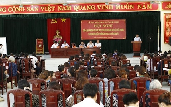 Hội nghị thống nhất phương &amp;aacute;n kinh doanh tại chợ c&amp;ograve;ng