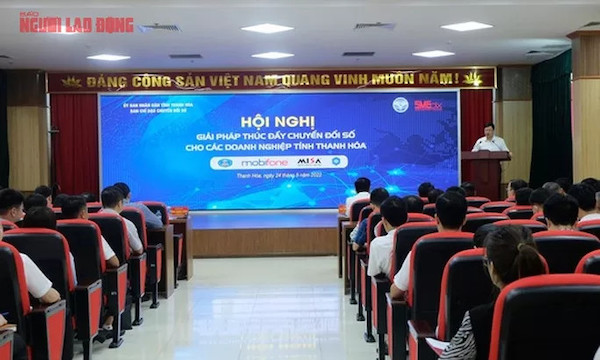 To&amp;agrave;n cảnh hội nghị hỗ trợ doanh nghiệp t&amp;igrave;m phương &amp;aacute;n th&amp;uacute;c đẩy chuyển đổi số