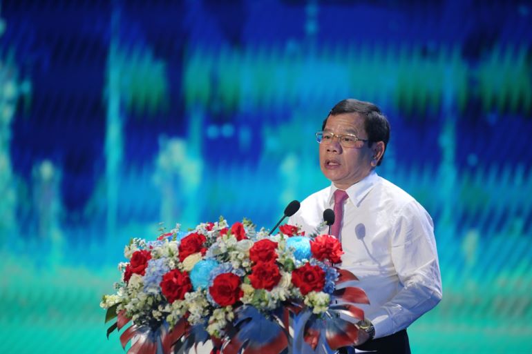Đồng ch&amp;iacute; Đặng Văn Minh - Chủ tịch UBND tỉnh Quảng Ng&amp;atilde;i ph&amp;aacute;t biểu tại Lễ kỷ niệm 15 năm ng&amp;agrave;y th&amp;agrave;nh lập BSR