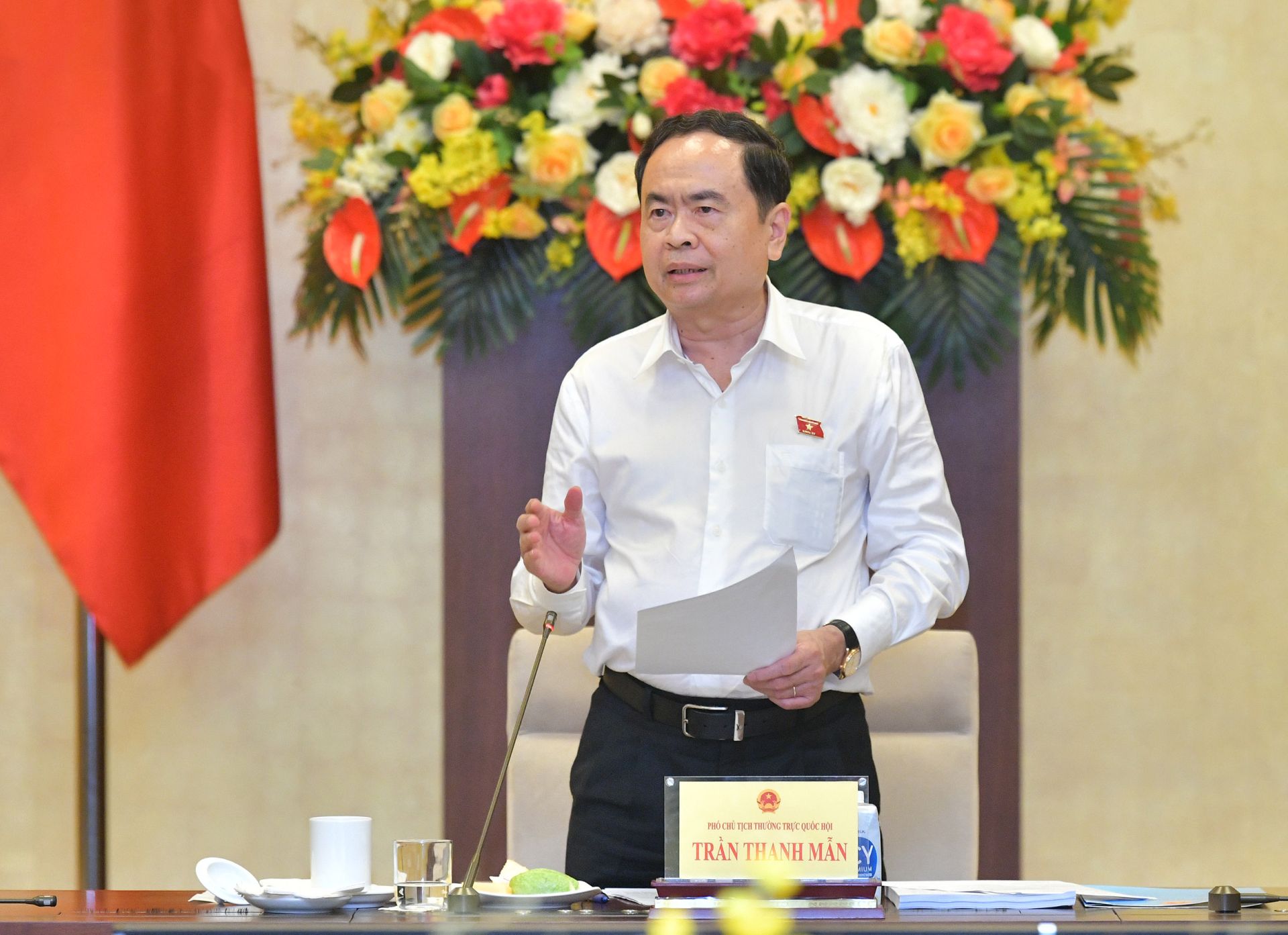 Ph&amp;oacute; Chủ tịch Thường trực Quốc hội Trần Thanh Mẫn