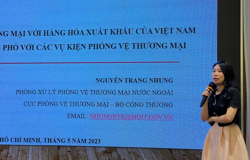 B&amp;agrave; Nguyễn Trang Nhung, Ph&amp;ograve;ng Xử l&amp;yacute; Ph&amp;ograve;ng vệ thương mại nước ngo&amp;agrave;i