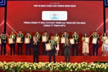 Tổng Công ty UDIC được vinh danh Top 10 Nhà thầu xây dựng năm 2023