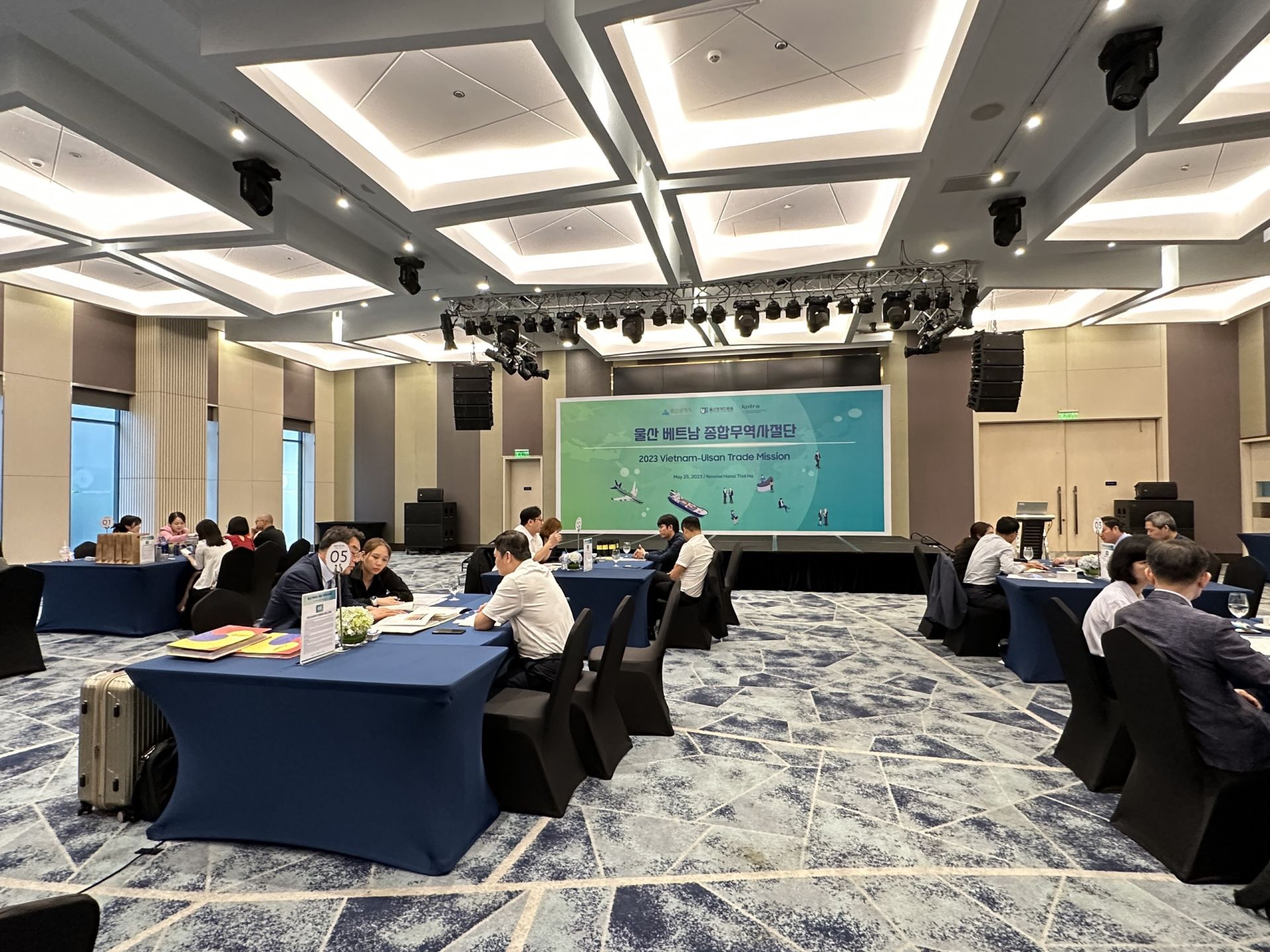 Giao thương Doanh nghiệp Việt Nam-H&amp;agrave;n Quốc (Ảnh: Kotra)