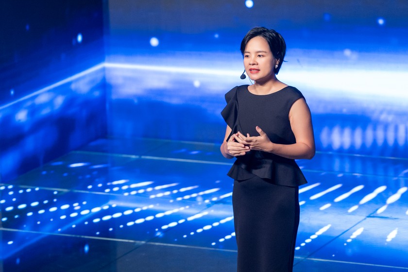 B&agrave; Becky V&otilde; - Tổng gi&aacute;m đốc BSH Việt Nam ph&aacute;t biểu tại sự kiện