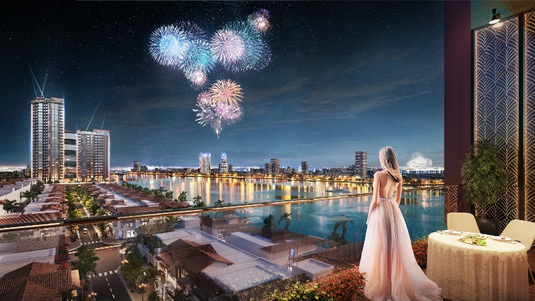 Giới đầu tư đ&amp;atilde; sẵn s&amp;agrave;ng thăng hoa c&amp;ugrave;ng &amp;ldquo;nốt Sol&amp;rdquo; Sun Symphony Residence trong &amp;ldquo;bản giao hưởng&amp;rdquo; b&amp;ecirc;n D&amp;ograve;ng s&amp;ocirc;ng &amp;Aacute;nh s&amp;aacute;ng. Ảnh phối cảnh minh họa
