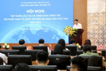 Phú Thọ: Hội nghị tập huấn công tác Hội nhập kinh tế quốc tế và Hiệp định thương mại tự do năm 2024