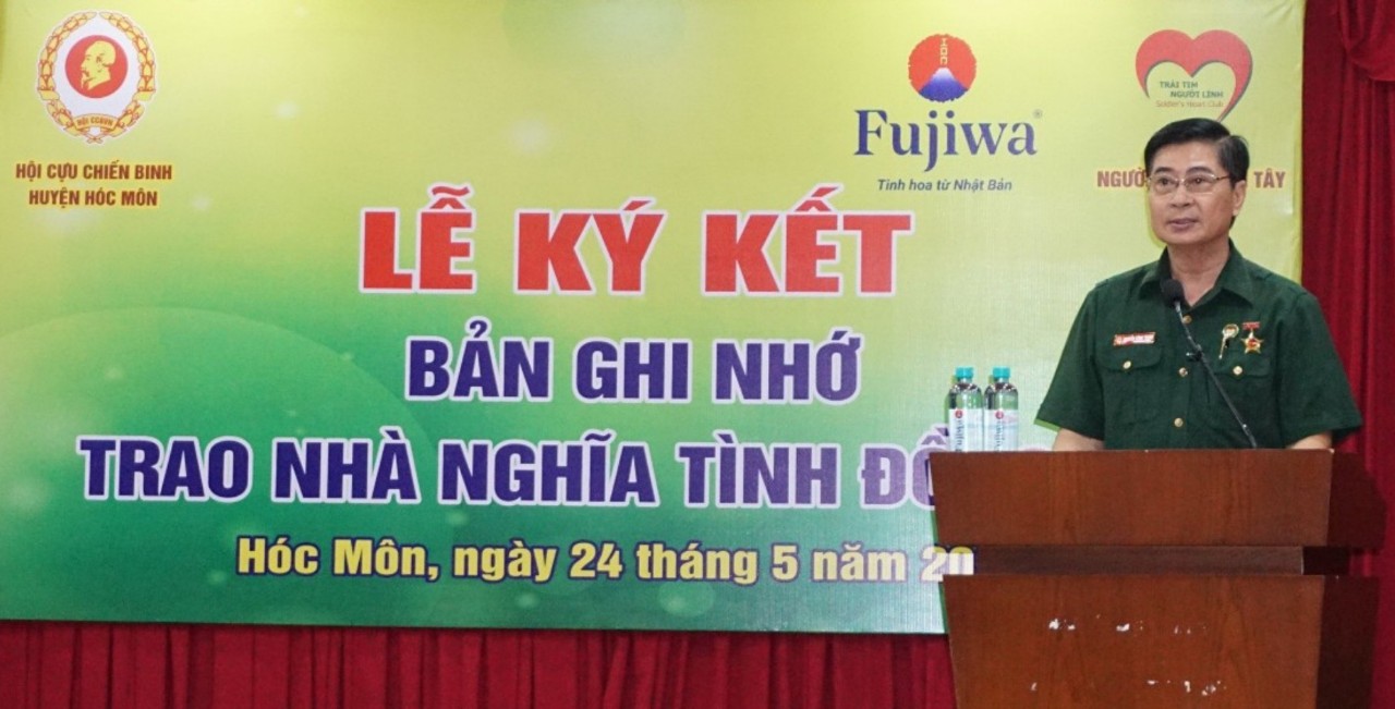 Cựu chiến binh Nguyễn C&amp;ocirc;ng Trung, Chủ tịch CLB Tr&amp;aacute;i tim Người l&amp;iacute;nh miền T&amp;acirc;y