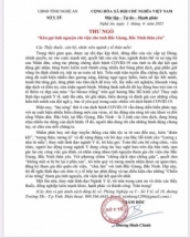 Nghệ An: Giám đốc Sở Y tế viết thư ngỏ kêu gọi tình nguyện viên chi viện cho tâm dịch Bắc Giang, Bắc Ninh